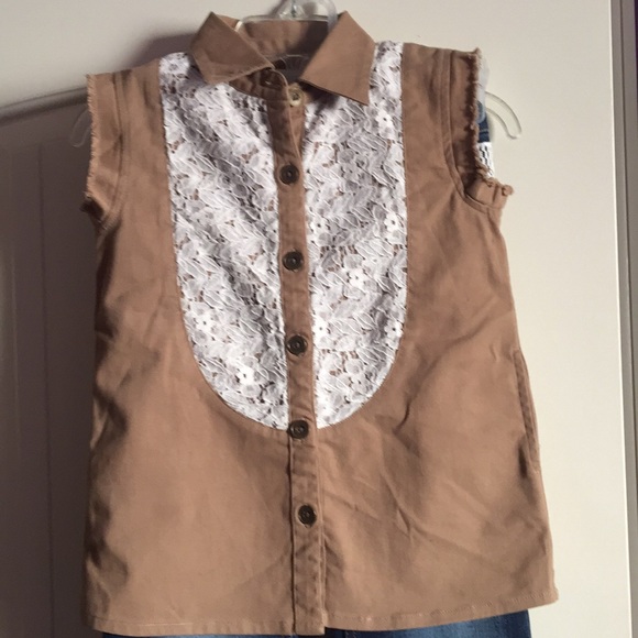 Girls Jak & Peppar  top and denim jeans - Picture 2 of 7